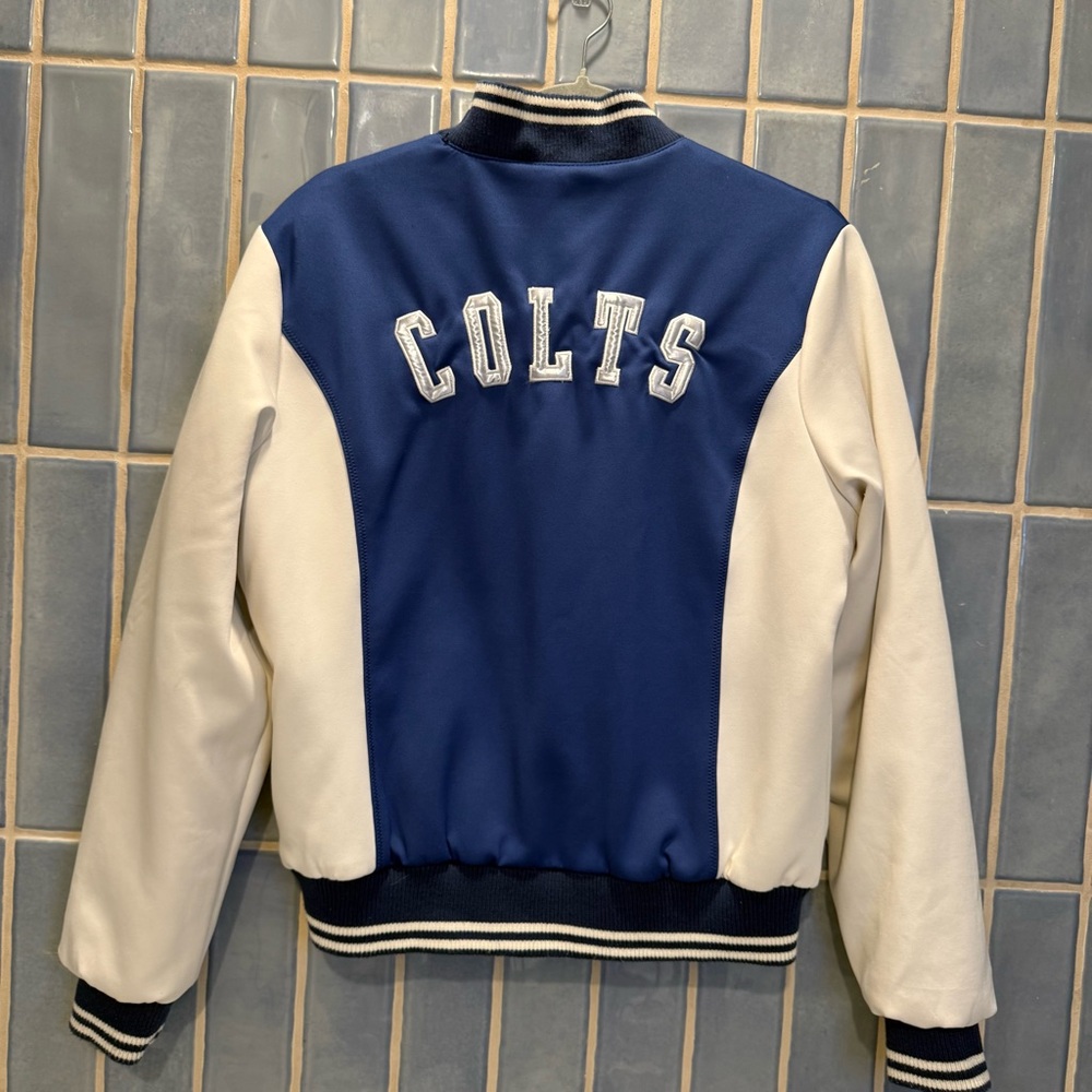 COLTS Blue and White Varsity Jacket